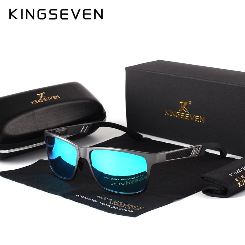 KINGSEVEN Men Polarized Sunglasses Aluminum Magnesium Sun Glasses Driv -  SDC032